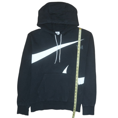 Nike Men Black L Pullover Hoodie Graphic Logo Sportswear