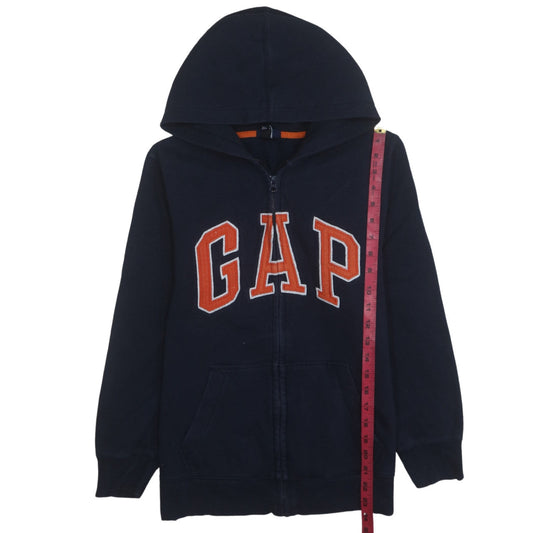 GAP Boys Blue Full Zip Hoodie 13-14 Years Fleece Warm Casual