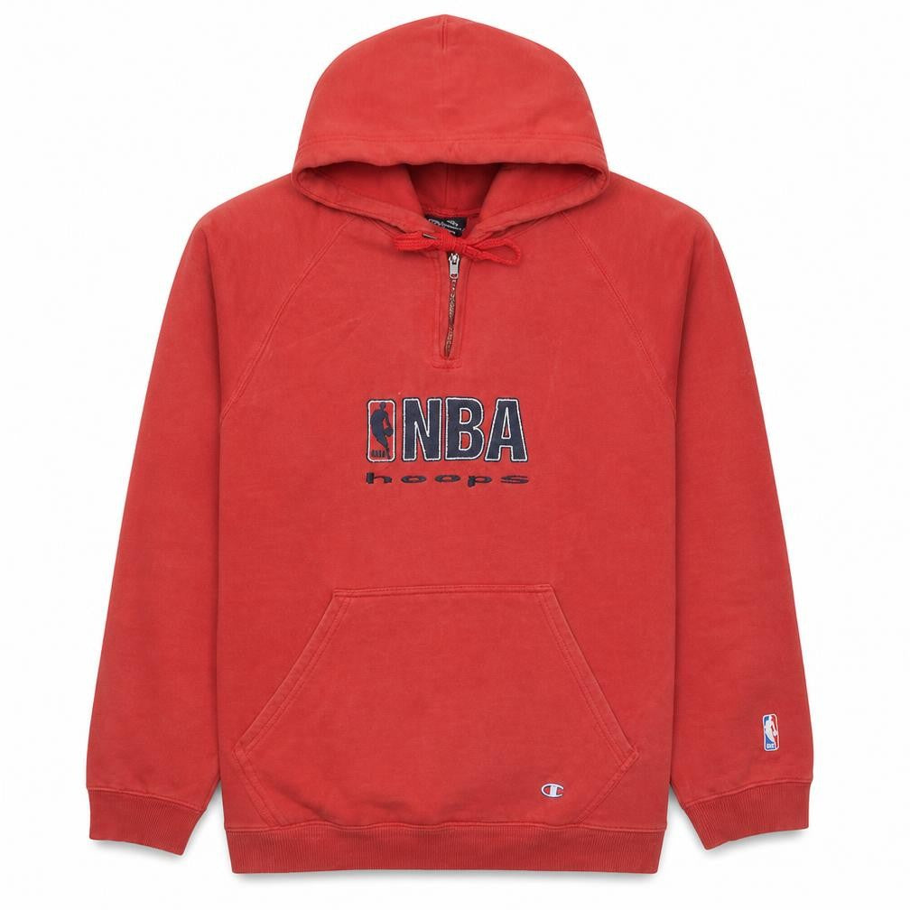 Champion Men's Red NBA Hoops Pullover Hoodie Size M