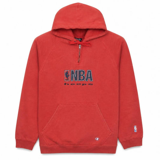 Champion Men's Red NBA Hoops Pullover Hoodie Size M