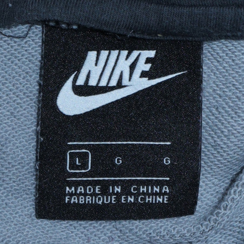 Nike Men’s Grey Camouflage Full Zip Hoodie Size L