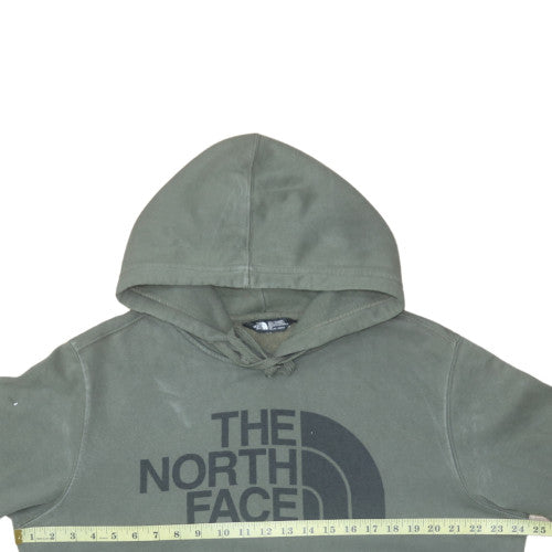 The North Face Men's Green Logo Pullover Hoodie Size L Regular Fit