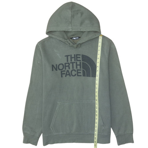 The North Face Men's Green Logo Pullover Hoodie Size L Regular Fit