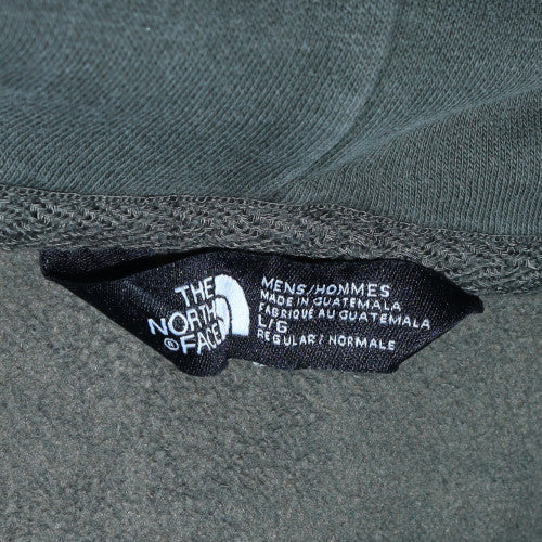 The North Face Men's Green Logo Pullover Hoodie Size L Regular Fit