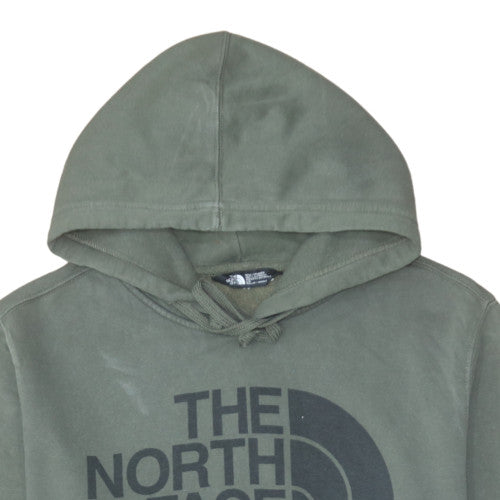 The North Face Men's Green Logo Pullover Hoodie Size L Regular Fit