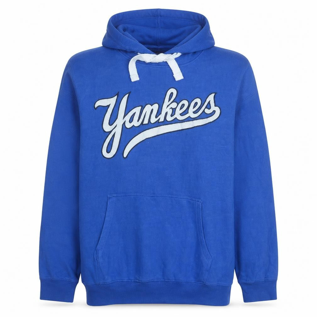 Majestic Men's Blue Yankees Pullover Hoodie XL Sports Fleece