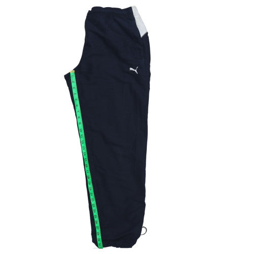 Puma Men's Black L Track Pants Lightweight Joggers Elastic Waist