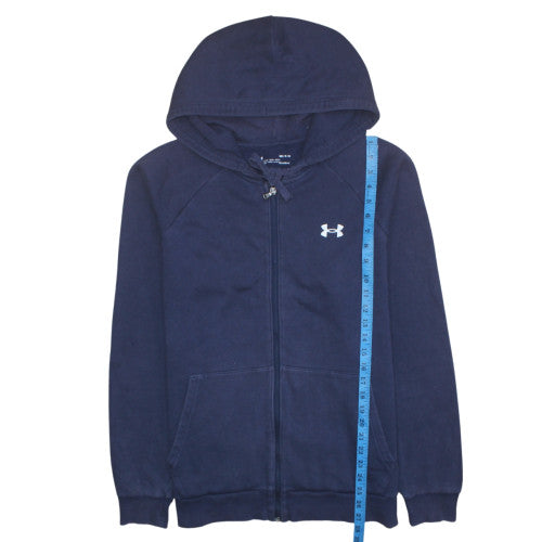 Under Armour Men's Navy Blue Full Zip Hoodie Size M ColdGear