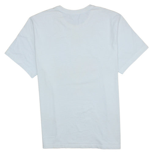 Nike Men's White Graphic Print T-Shirt XL Cotton Casual Tee
