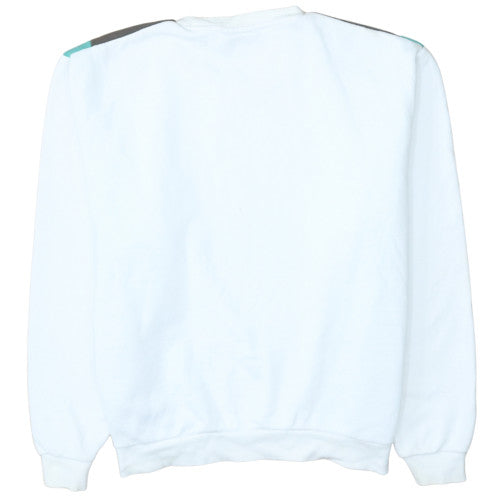 FILA Mens White XL Pullover Sweatshirt Retro Sportswear