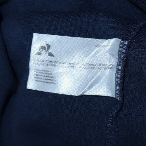 Le Coq Sportif Boys Navy Blue Pullover Hoodie 14 Years Cotton Blend