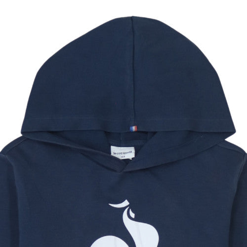 Le Coq Sportif Boys Navy Blue Pullover Hoodie 14 Years Cotton Blend