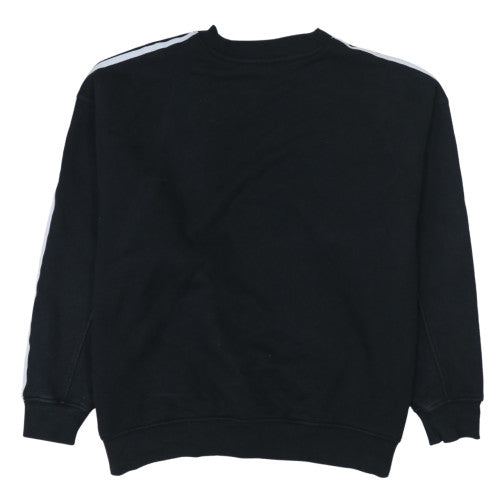 Adidas Women Black XS Pullover Sweatshirt Crew Neck Classic Logo