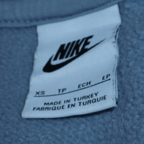 Nike Men’s Blue XS Pullover Hoodie Fleece Logo Sportswear