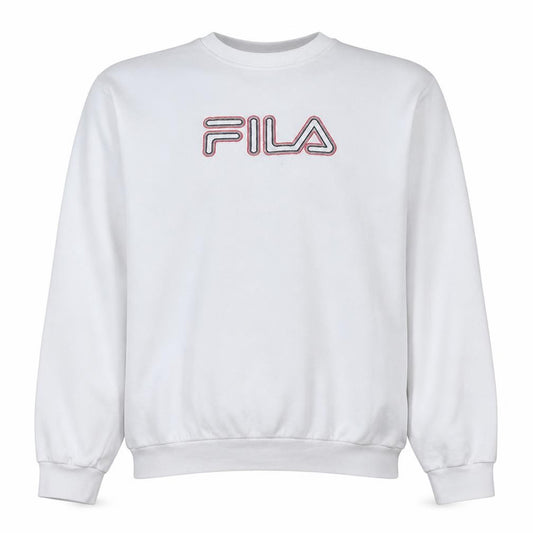 Fila Men's White XL Pullover Crew Neck Sweatshirt