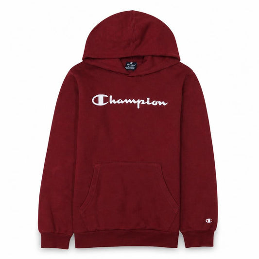 Champion Boys Red Pullover Hoodie 13-14 Years Logo Fleece Sweatshirt
