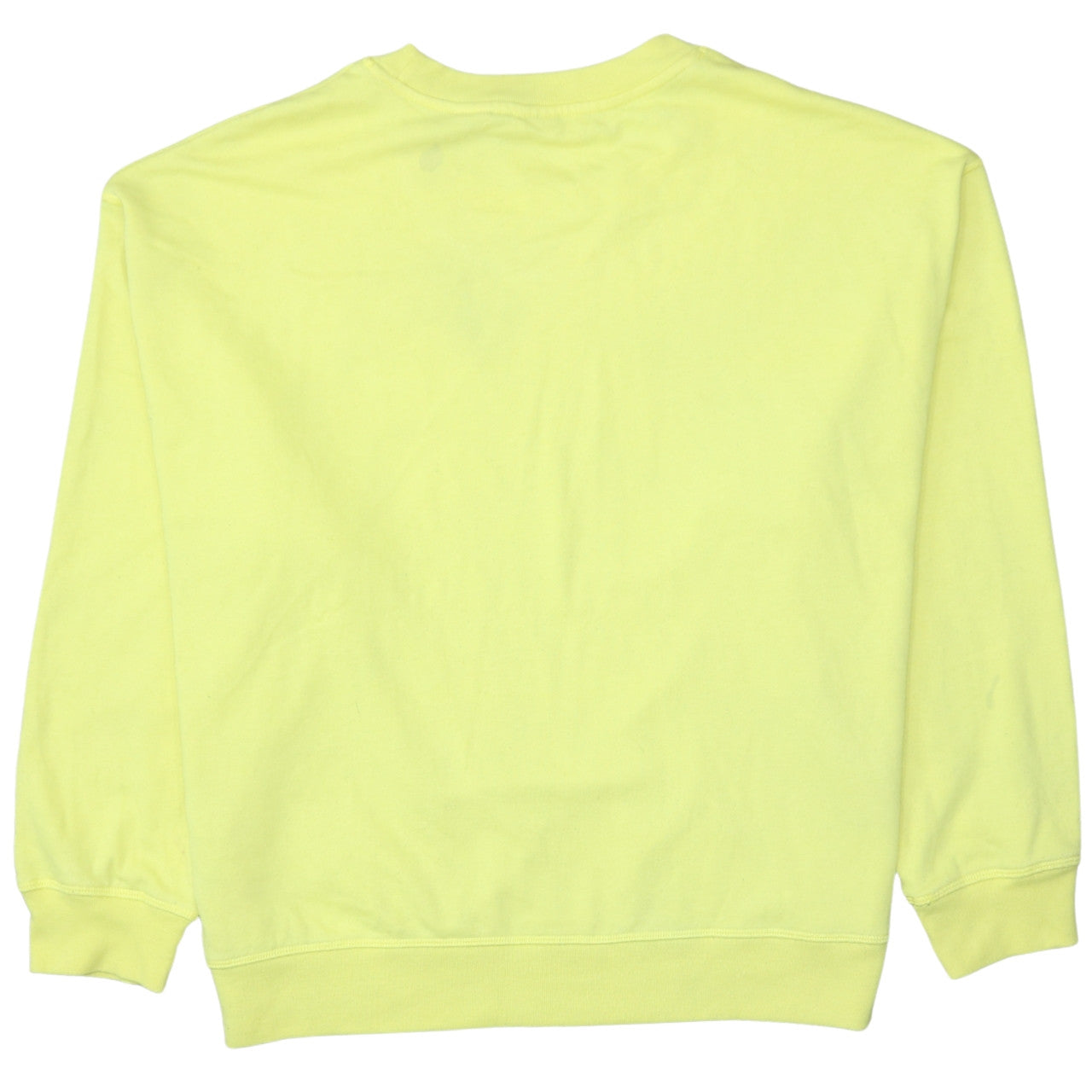 Levi's Women Yellow Crew Neck Long Sleeve Pullover Sweatshirt XXL