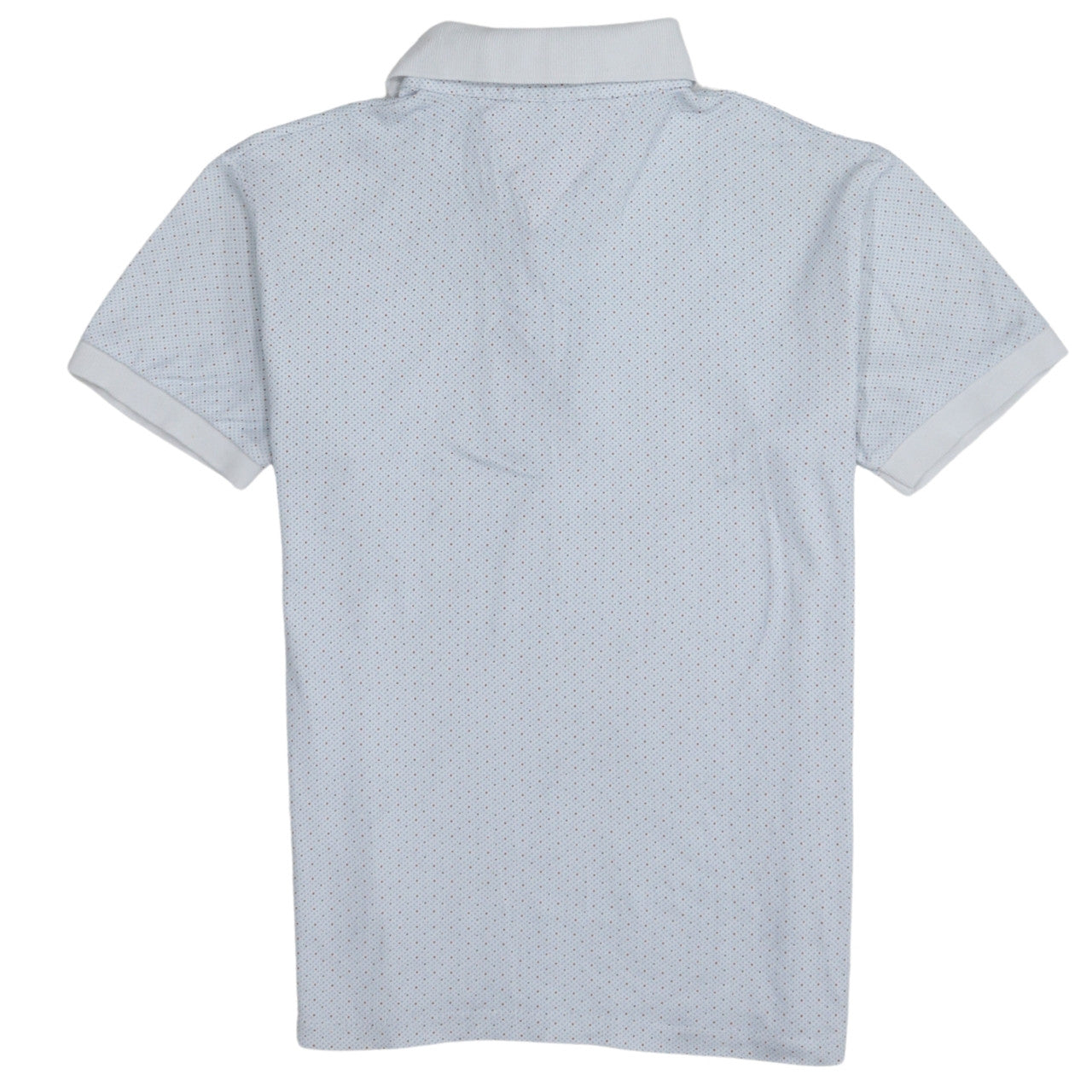 Tommy Hilfiger Men's White Polka Dot Cotton Polo Shirt Size S