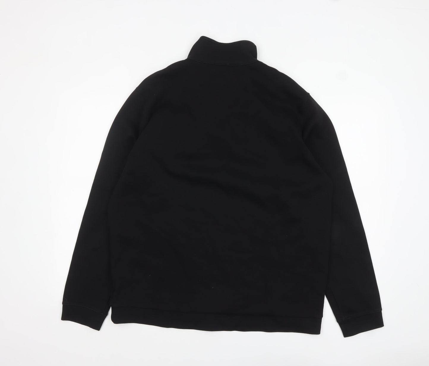 T&W by Taylor & Wright Men's Black XL 1/2 Zip High Neck Sweatshirt