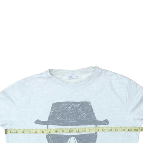 Breaking Bad Women's Grey Heisenberg Graphic Crew Neck Sweatshirt M