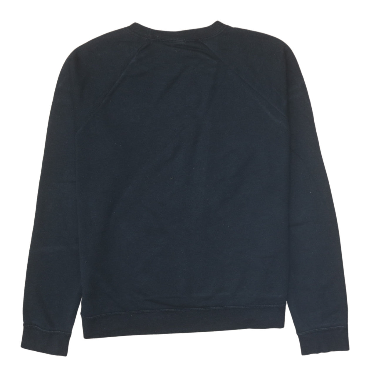 Nike Womens Black Cotton Blend Crew Neck Pullover Sweatshirt Size L