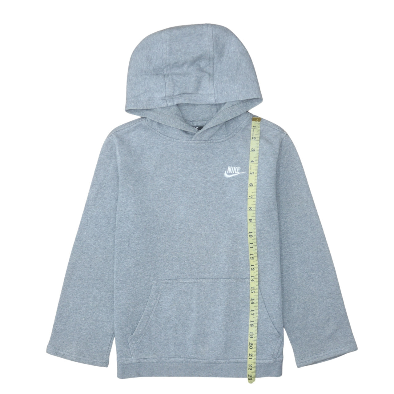 Nike Boys Grey Pullover Hoodie XL Fleece Standard Fit Sweatshirt