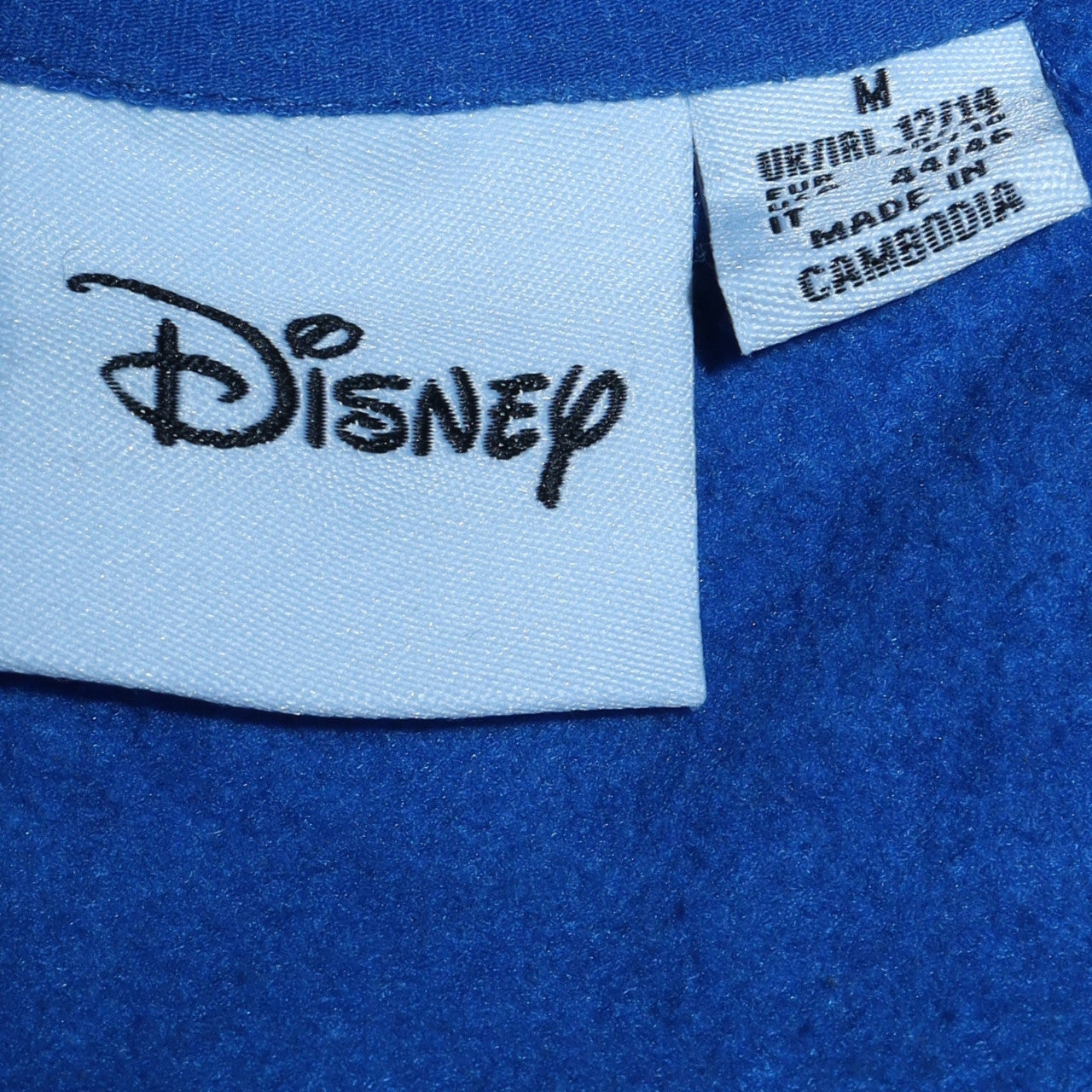 Disney Primark Womens Blue Stitch Pullover Hoodie UK 12/14 M