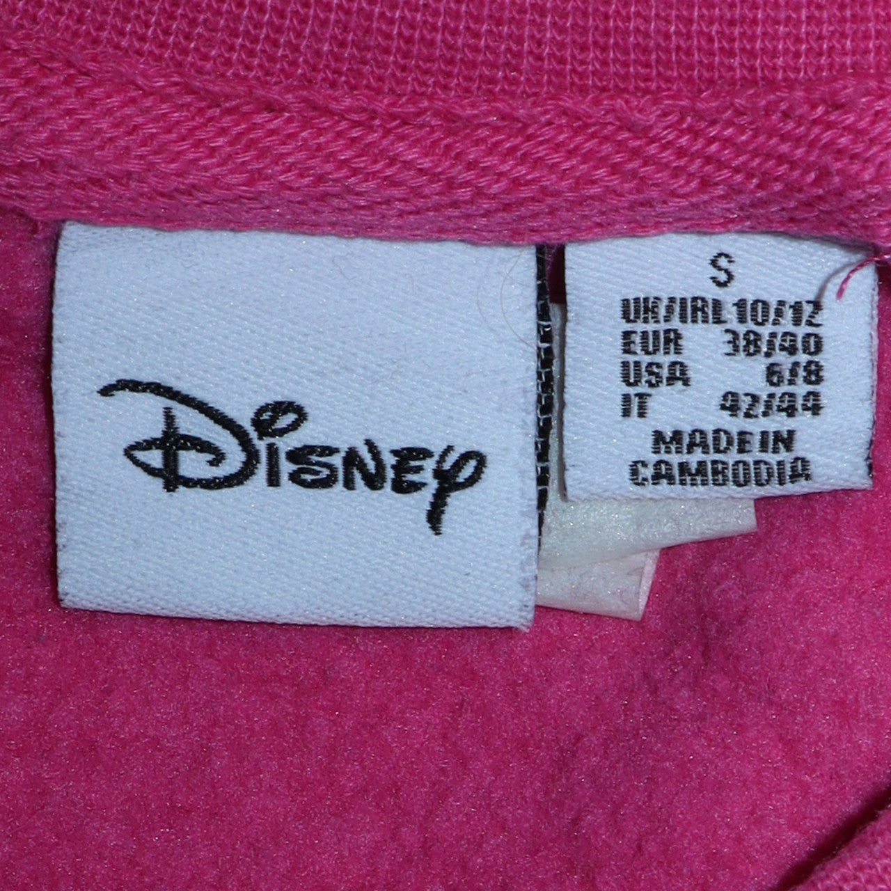 Disney Minnie Mouse Pink Crew Neck Sweatshirt Women Small