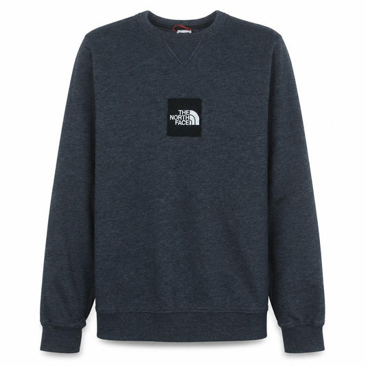 The North Face Men Blue Pullover Sweatshirt S Regular Fit Crew Neck