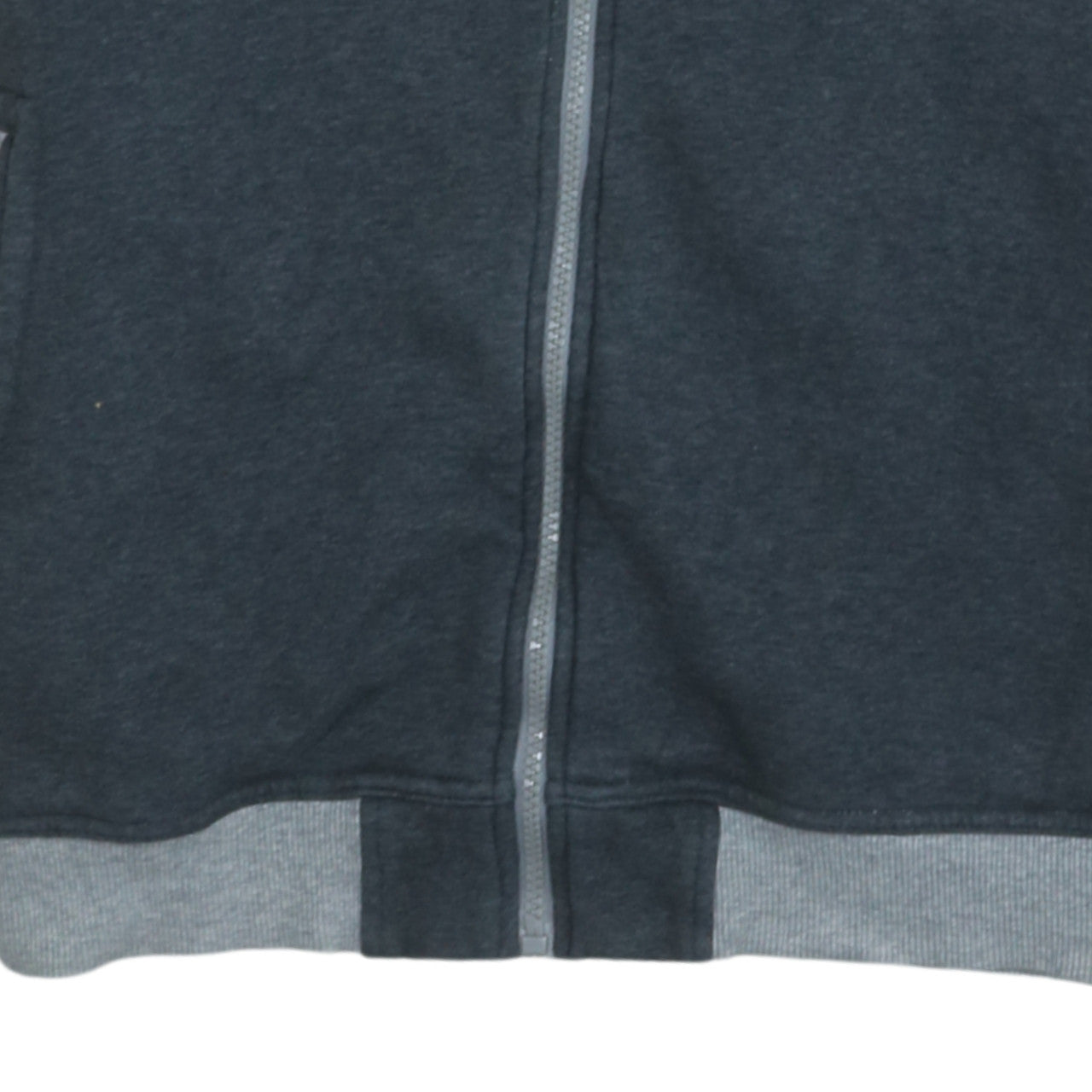Adidas Men's Grey Full Zip Hoodie Size M Regular Fit