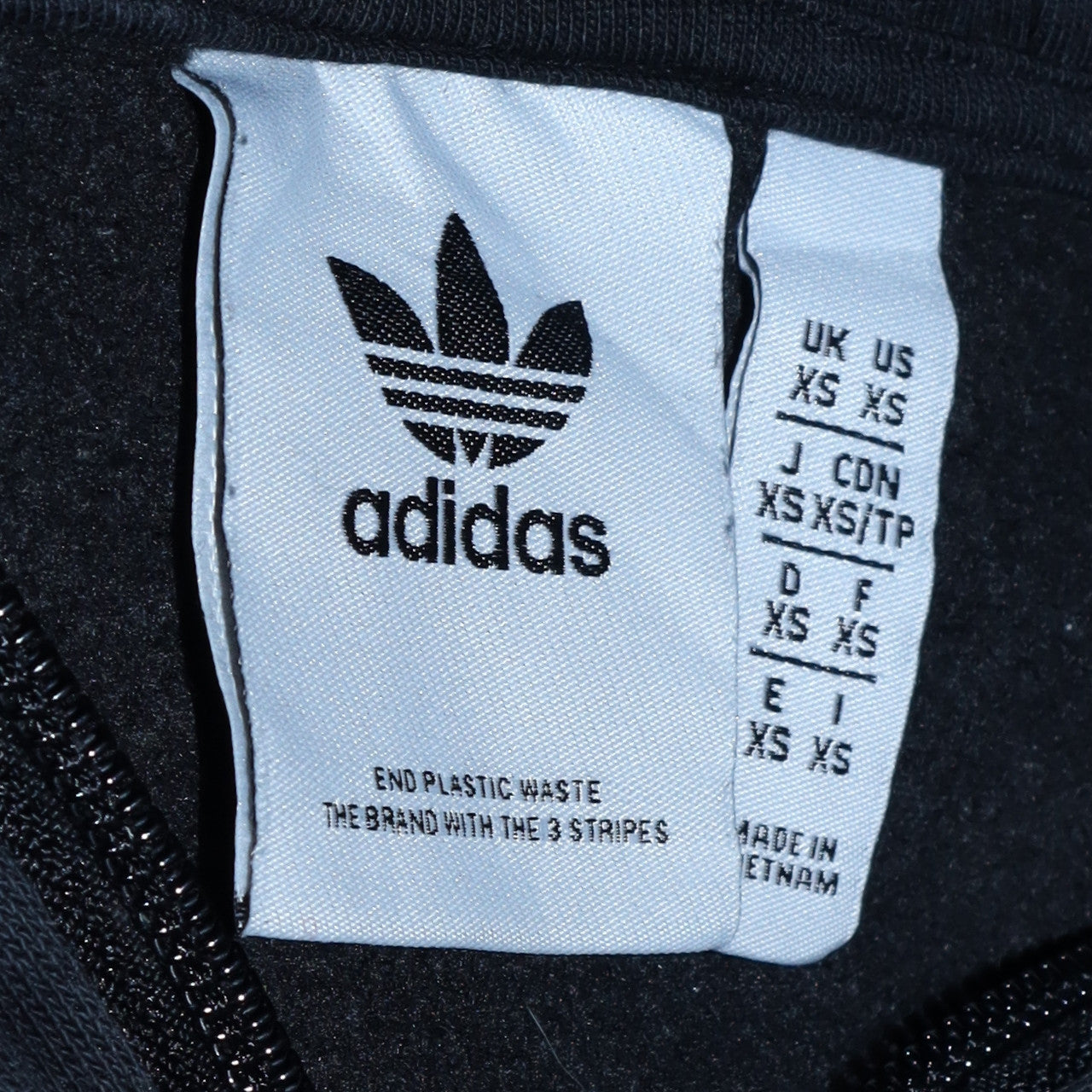 Adidas Men's Blue XS Hoodie 1/2 Zip Pullover Logo Fleece