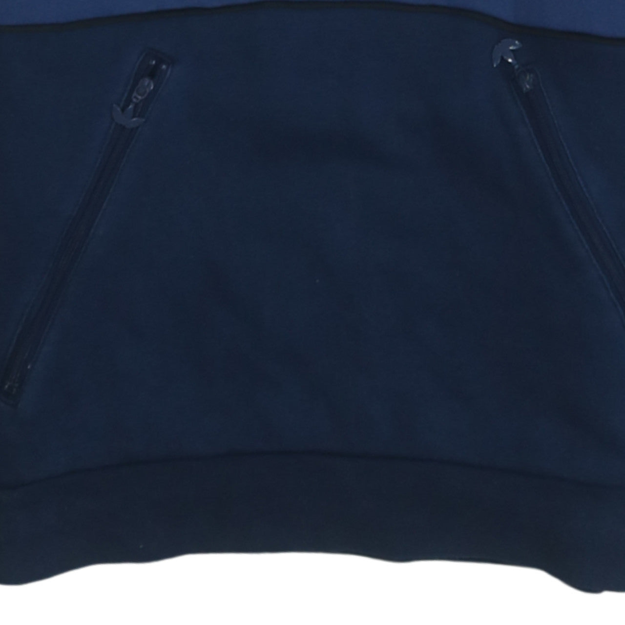Adidas Men's Blue XS Hoodie 1/2 Zip Pullover Logo Fleece