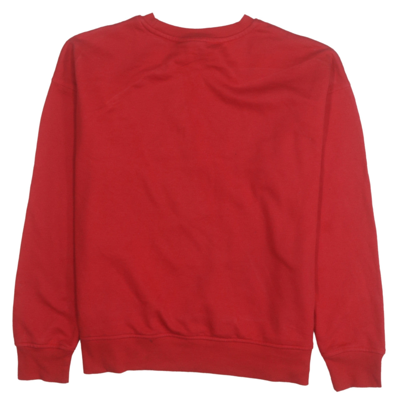 Disney Women Red Mickey Mouse Christmas Pullover Sweatshirt UK 12/14