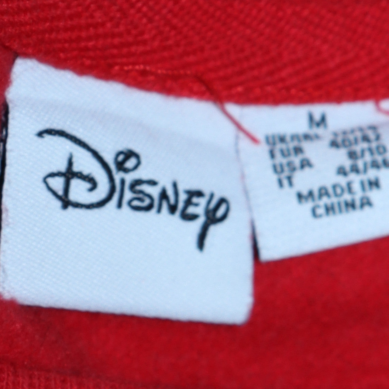 Disney Women Red Mickey Mouse Christmas Pullover Sweatshirt UK 12/14