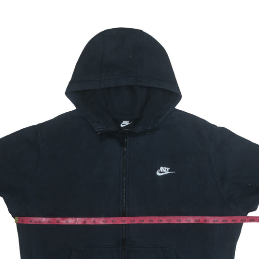 Nike Men's Black Full Zip Fleece Hoodie Size L Regular Fit