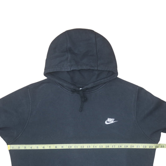Nike Men's Black Pullover Hoodie L Regular Fit Fleece Sportswear