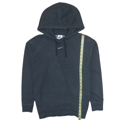 Nike Womens Black XS Pullover Hoodie Sweatshirt Cotton Blend