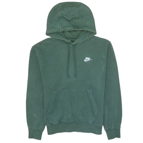 Nike Men's Green Pullover Hoodie Small Cotton Blend Fleece