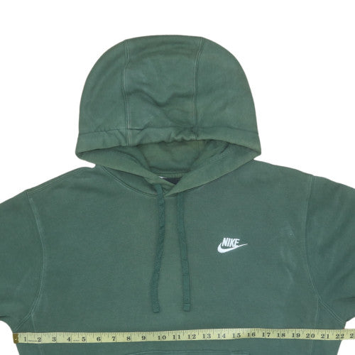 Nike Men's Green Pullover Hoodie Small Cotton Blend Fleece