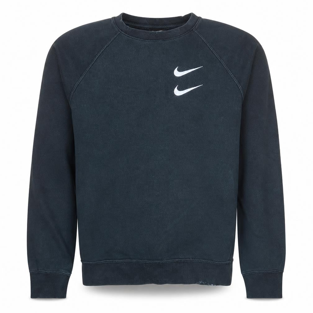Nike Men's Black M Pullover Sweatshirt Crew Neck Logo Sportswear