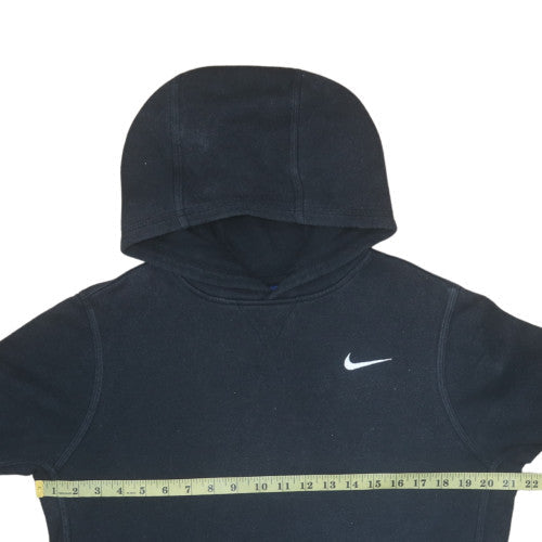 Nike Boys Black Pullover Hoodie XL 13-15 Years Cotton Blend Fleece Sweatshirt