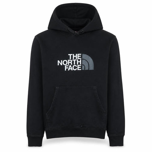 The North Face Men's Black Pullover Hoodie M Regular Fit Fleece Outdoor