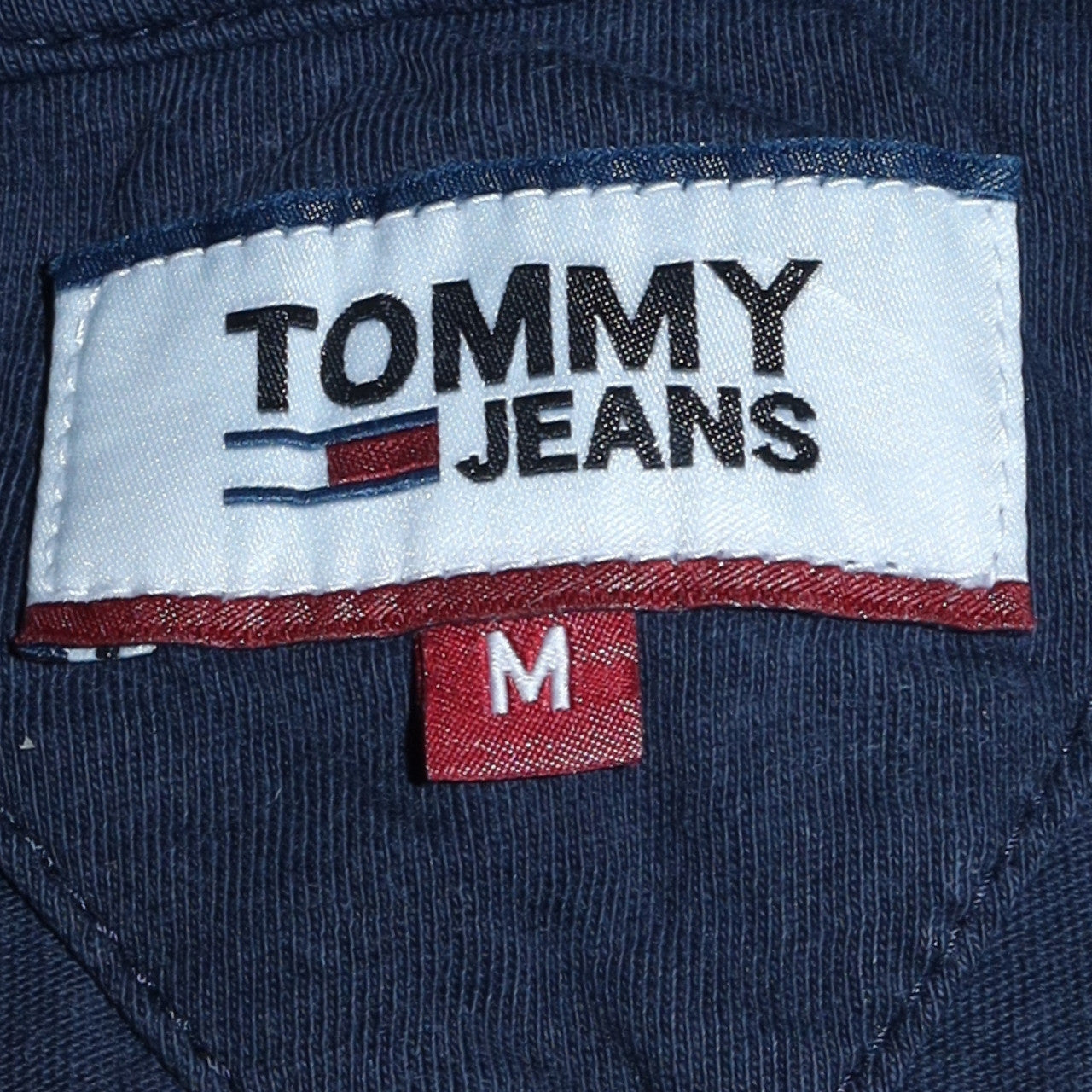 Tommy Jeans Men's Blue Crew Neck Logo Cotton T-Shirt M