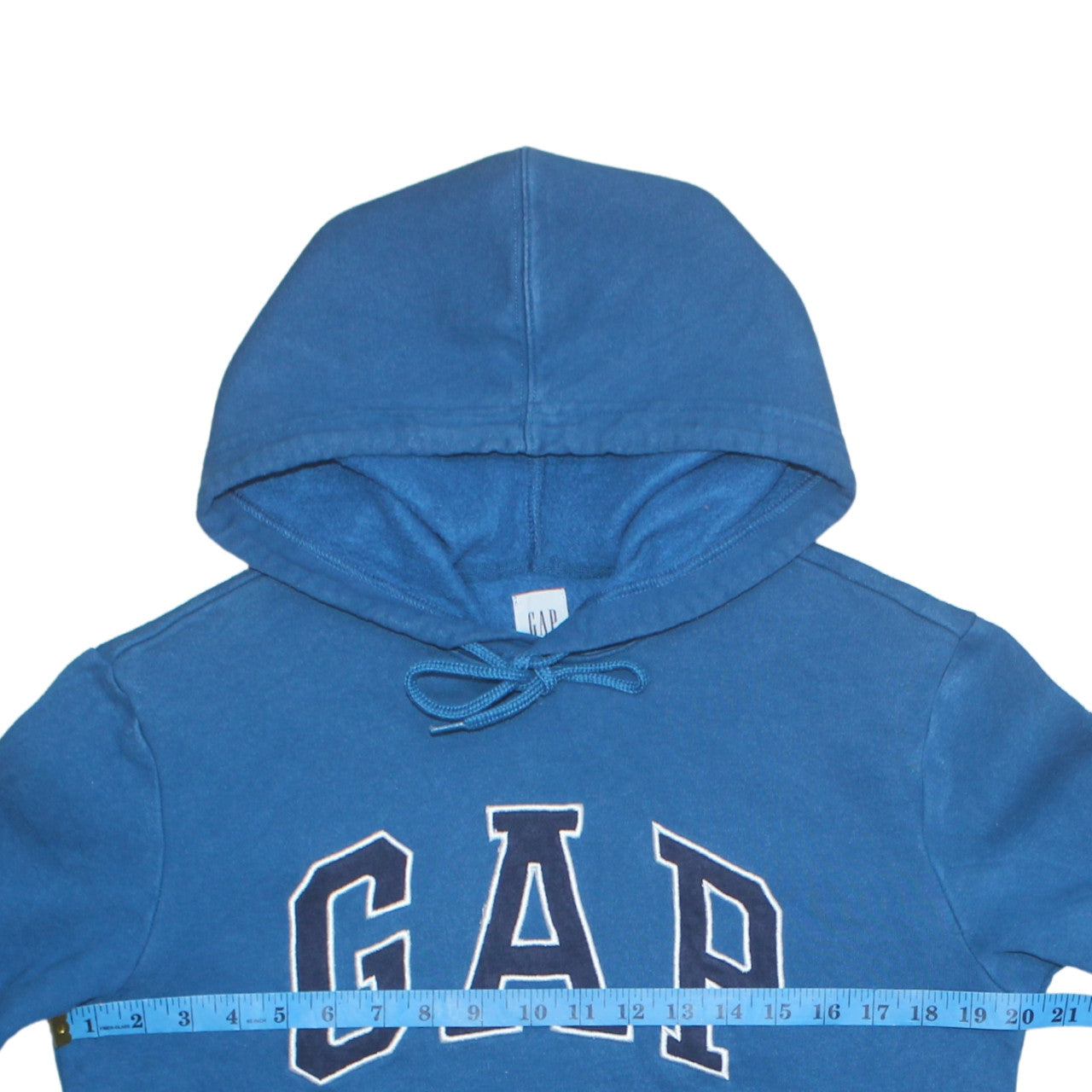 GAP Men's Blue Pullover Hoodie XS Cotton Blend College Style