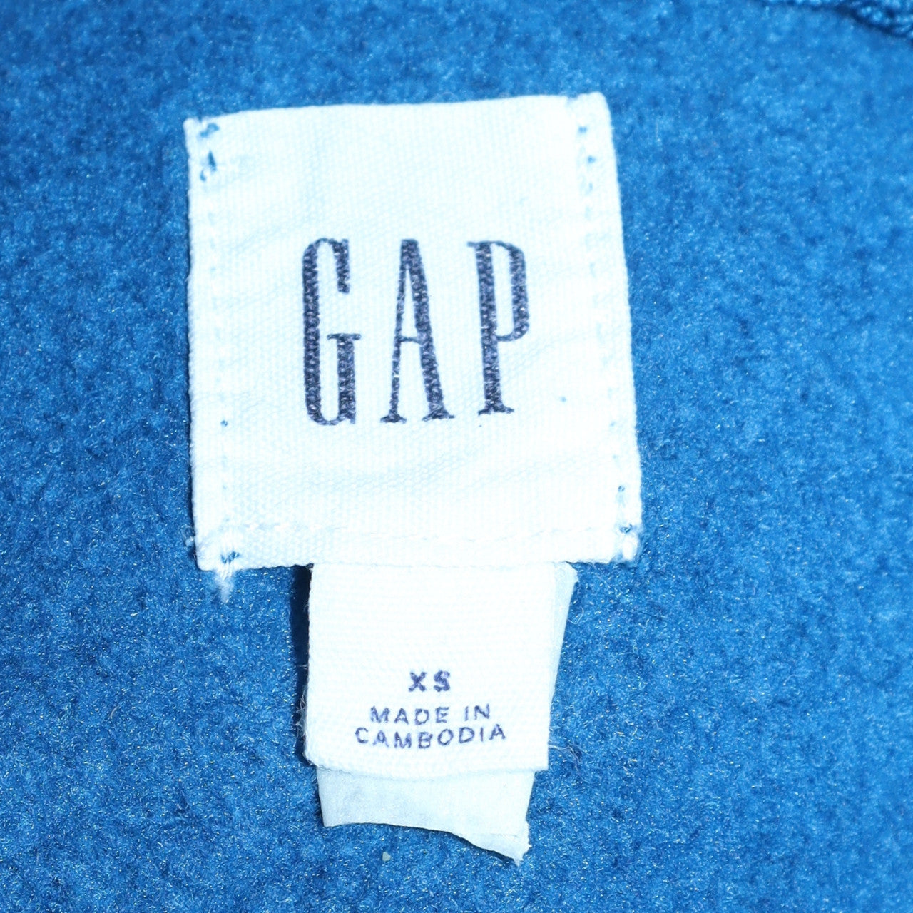 GAP Men's Blue Pullover Hoodie XS Cotton Blend College Style