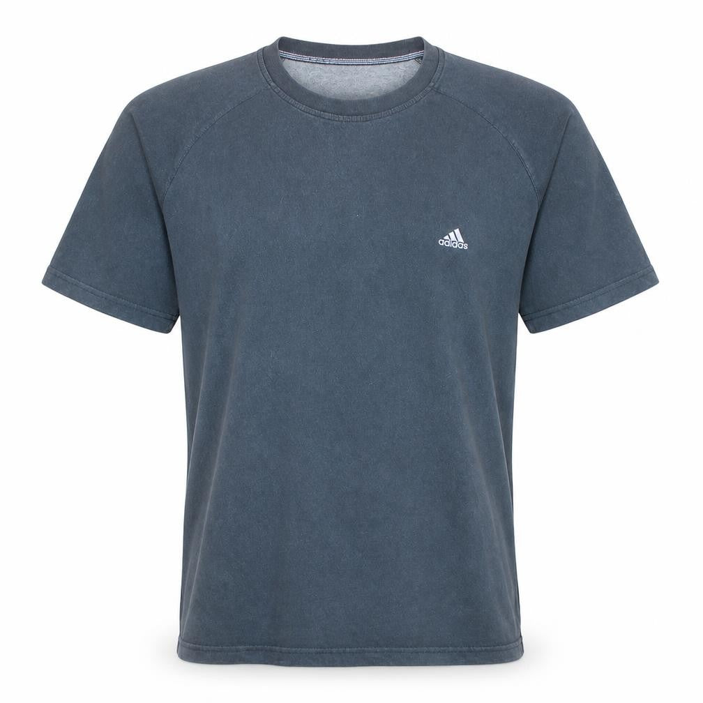 Adidas Men's Grey XL Crew Neck Short Sleeve Cotton T-Shirt