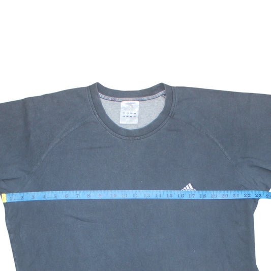 Adidas Men's Grey XL Crew Neck Short Sleeve Cotton T-Shirt