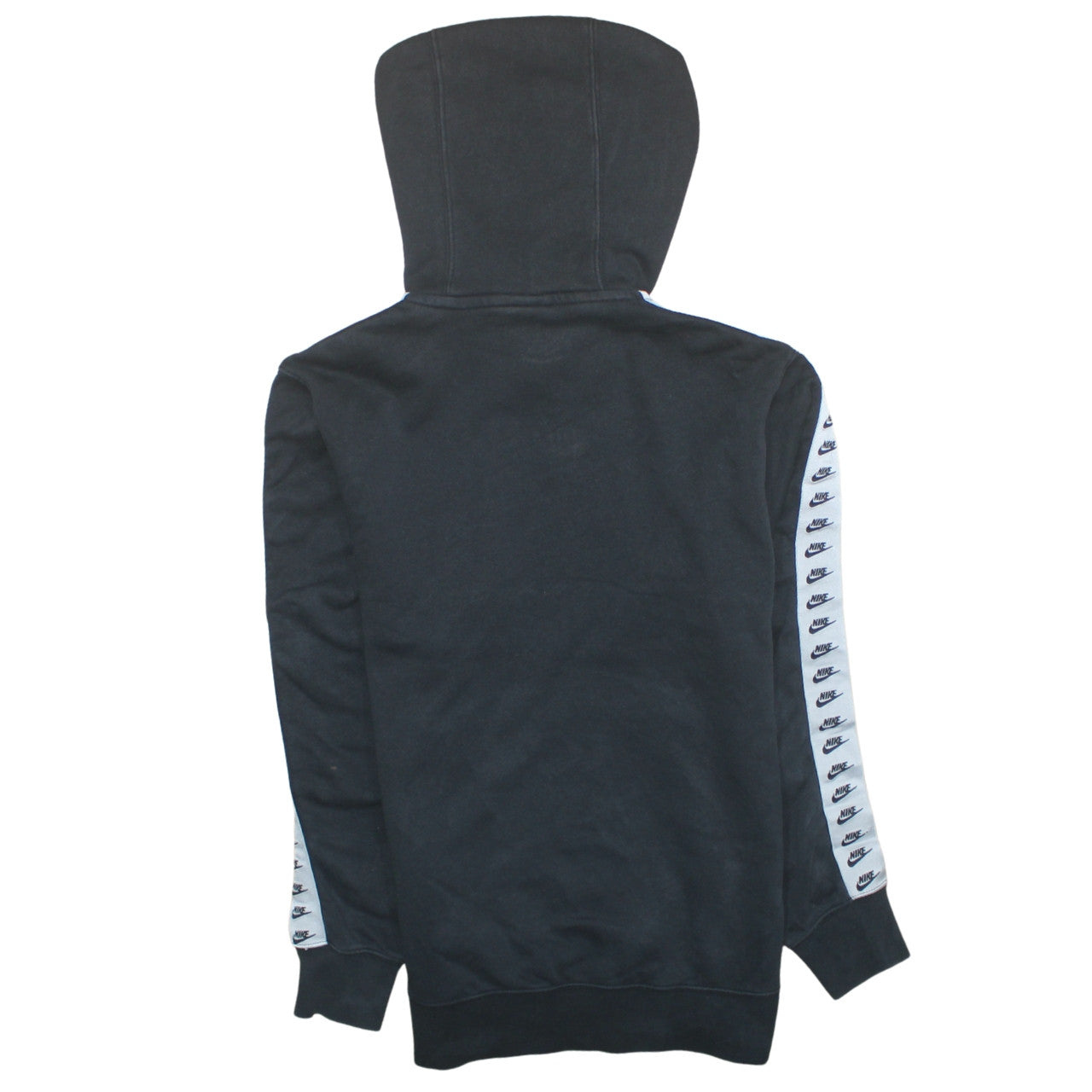 Nike Womens Black XS Pullover Hoodie with Logo Sleeve Detail