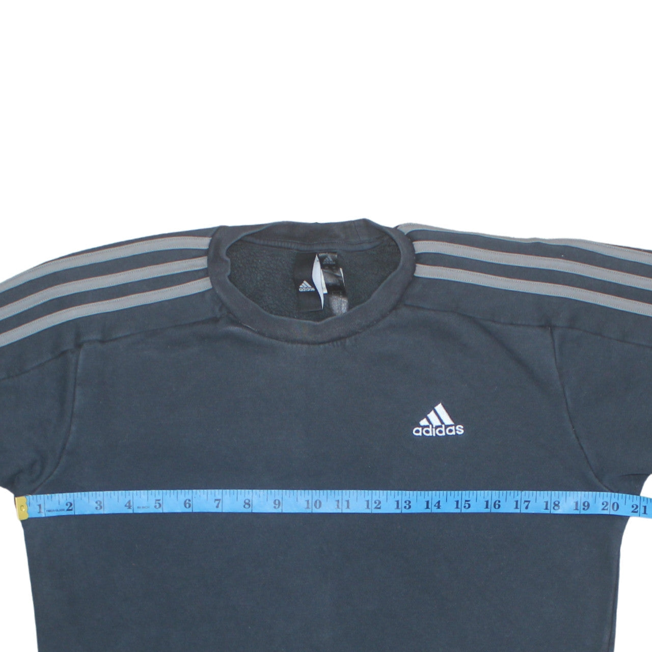 Adidas Men's Black XS Crew Neck Pullover Sweatshirt Sportswear