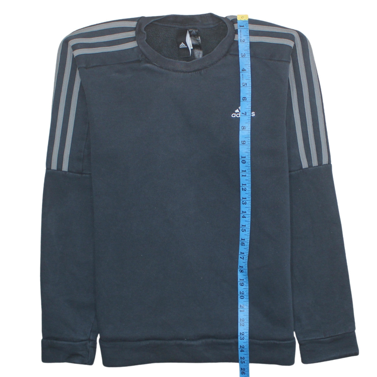 Adidas Men's Black XS Crew Neck Pullover Sweatshirt Sportswear